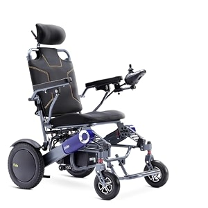 frido prime plus electric wheelchair with one battery for elderly amp disabled  automatic foldable power wheelchair with 360 joystick up to 15km range portable for travel