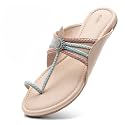 Frido Women39s Ethnic Comfort Flat Sandal 