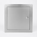 Frienda 10 x 10 Inch Stainless Steel Metal Universal Access Door with Screwdriver Latch Wall Ceiling Mounted Door Access Panel for Drywall Plumbing Electrical