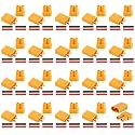 Frienda 20 Pairs XT30 Connectors Male Female, Gold Plated RC Lipo Battery