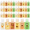 Frienda 24 Pack Fall Mini Hand Sanitizers Bulk Travel Size 1 oz Maple Leaf