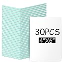Frienda 30 Pcs 4" x 6" Rubber Linoleum Block for Printmaking, White Green