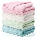 Frienda 4 Pcs Baby Blanket for Girls Boys Infant 32x24,Fresh Color