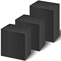 Frienda 48 Pcs 12" x 8" x 0.5" Polyethylene Foam Sheet Thick Black Packing Foam Padding Customizable PE Board Cushion Inserts for Cases Craft Shipping Moving DIY Projects Toolbox Storage