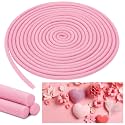 Frienda 5/8 Inch x 40 Ft Pink Foam Noodles for Crafts Versatile Pool Noodles Foam Tubes Cylinder Rods for Modeling, DIY Arts and Crafts Supplies