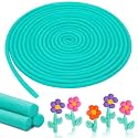 Frienda 5/8 Inch x 40 Ft Green Foam Noodles for Crafts Versatile Pool Noodles Foam Tubes Cylinder Rods for Modeling, DIY Arts and Crafts Supplies