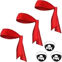 Frienda 6 Pcs Halloween Pirate Costume Pirate Party Favors