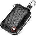 Frienda Faraday Key Fob Protector, Carbon Fiber Car Keys Protector Black
