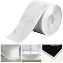 Frienda Marble Caulk Tape 10.5' x 1.5'' Waterproof Self Adhesive, PE