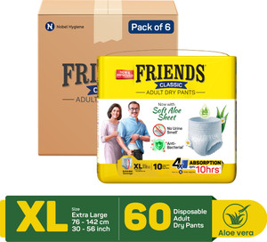 friends classic diaper pull ups pants adult diapers - xl