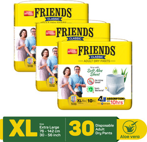 friends classic diaper pull ups pants adult diapers - xl