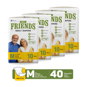 friends easy tapes adult diapers - m