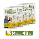 FRIENDS Easy Tapes Adult Diapers - M