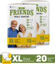 FRIENDS Easy Tapes Adult Diapers - XL