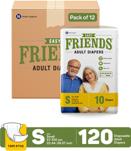 friends easy tapes adult diapers - s