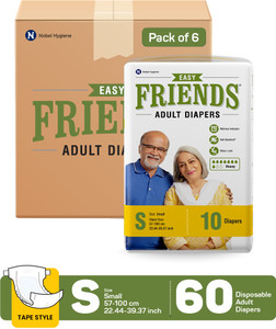 friends easy tapes adult diapers - s