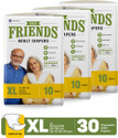 FRIENDS Easy Tapes Adult Diapers - XL