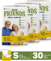 FRIENDS Easy Tapes Adult Diapers - S
