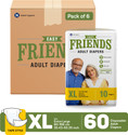 FRIENDS Easy Tapes Adult Diapers - XL