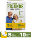 FRIENDS Easy Tapes Adult Diapers - S