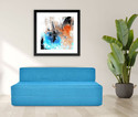 Friends Life 3 Seater Sofa Cum Bed 5X6 Comfort for All for 3 Person 3 Seater Double Foam Fold Out Sofa Cum Bed