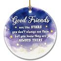 Friends are Like Stars Ornament, Friendship Ornaments for Women Friends