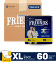 FRIENDS Overnight Tape Type Adult Diapers - XL