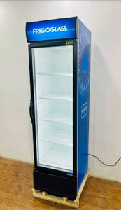frigoglass 462 l single door upright freezer white blue vg1d450 5 star