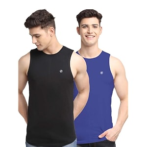 men39s pack of 2 innerwear solid round neck sleeveless side cut vest sando for boy39s - regular fit