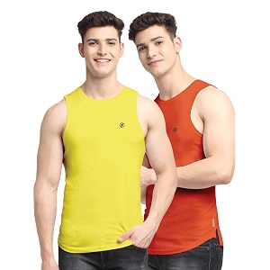 men39s pack of 2 innerwear solid round neck sleeveless side cut vest sando for boy39s - regular fit