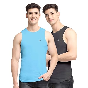 men39s pack of 2 innerwear solid round neck sleeveless side cut vest sando for boy39s - regular fit