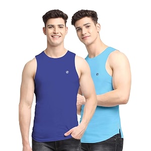 men39s pack of 2 innerwear solid round neck sleeveless side cut vest sando for boy39s - regular fit