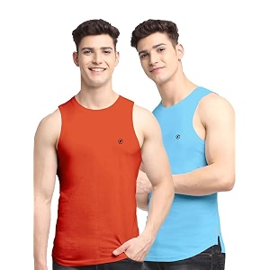 men39s pack of 2 innerwear solid round neck sleeveless side cut vest sando for boy39s - regular fit