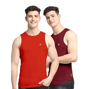 men39s pack of 2 innerwear solid round neck sleeveless side cut vest sando for boy39s - regular fit