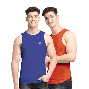men39s pack of 2 innerwear solid round neck sleeveless side cut vest sando for boy39s - regular fit