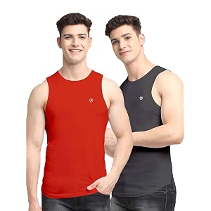 men39s pack of 2 innerwear solid round neck sleeveless side cut vest sando for boy39s - regular fit