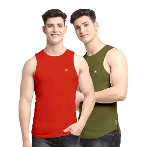 men39s pack of 2 innerwear solid round neck sleeveless side cut vest sando for boy39s - regular fit
