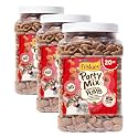 Friskies Purina Party Mix Natural YUMS Real Salmon Cat Treats, 1.25 Pound (Pack of 3)