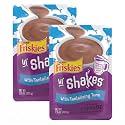 Friskies Purina Pureed Cat Food Topper,Lil’ Shakes with Tantalizing Tuna Lickable Cat Treats - 1.55 oz. Pouches,(Pack of 32)