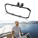 Frokom Marine Rearview Mirrors, 4.1"x11" Wide and Clear Rear View Boat Mirror for Ski Boats Pontoon Boats Water Skiing Sport Wakeboarding Surfing