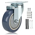 Front 4 inch Quiet Hoverboard Wheel Hoverboard Seat Attachment