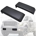Front Bumper Pad 2009-2014 Compatible with Ford F-150 F150 Bumper Cover Trim (Set) Driver Side and Passenger Side Front Bumper Guards Inserts Bumper Pads Caps Textured Black