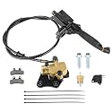 Front Disc Hydraulic Brake Master Cylinder Caliper Assembly and Pads for 50cc 70cc 90cc 110cc 125cc SSR Apollo RFZ Taotao Coolster SDG Chinese Pit Dirt Bike Parts