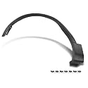 Front Fender Flare Wheel Trim Opening Molding Left Side Compatible with Ford Explorer Police Interceptor Utility 2016-2019 FB5Z16039AB, FO1290130 Black