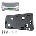Front License Plate Bracket Tag Vanity Mount Snap in for Ford F-150 F150 2.7L 3.5L V6 Motor XL STX XLT King Ranch Platinum 2024 2025 with Radiator Grille Frame Holder Mounting Panel (2024+ 2.7L 3.5L)