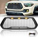 Front Mesh Grill Compatible with Toyota Tacoma 2016-2020 with LEDs