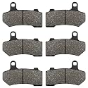 Front and Rear Brake Pads for Harley Road Glide 2008-2021, FLHX Street Glide 2008-2022, Road King 2008-2022, FLHTCU Ultra Classic Electra Glide 2008-2020
