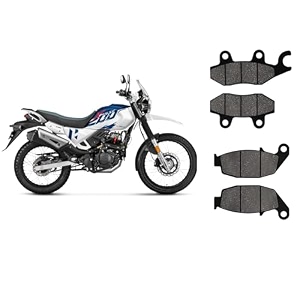 front and rear disc brake pads compatible with hero xpulse 200 motorcycle xpulse 200 comborear-frontsldp03sldp06