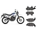 Front and Rear Disc Brake Pads, Compatible with Hero Xpulse 200 Motorcycle (XPULSE 200 COMBO(REAR-FRONT)(SLDP03+SLDP06)