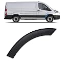Front Right Door Fender Flare Molding Trim Wheel Arch Molding Compatible with 2015-2023 Ford Transit 150 250 350 350HD Rear Part